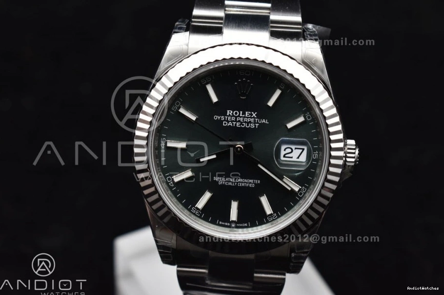 904L EasyMatch 616 41 Oyster SS Green 1:1 Bracelet Edition Best VSF DateJust VS Dial On 126334 1221